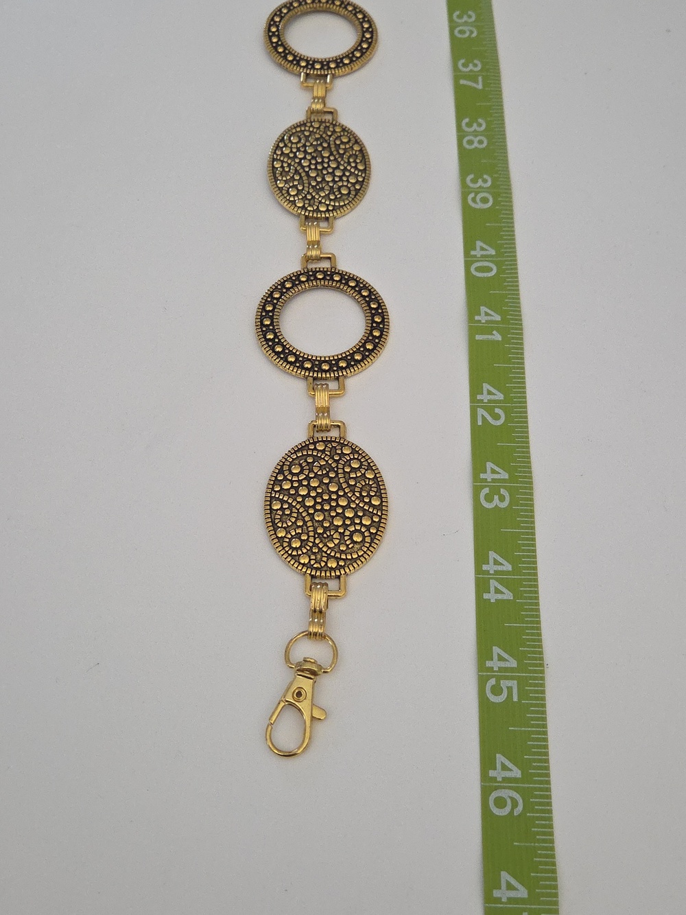 Gold-Tone Decorative Link Waist Chain Belt - Picture 6 of 6
